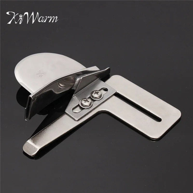 

KiWarm Useful A4 Tape Cut Size 5/8'' Single Fold Raw Edge Binder Sewing Machine Presser Foot Accessories Parts