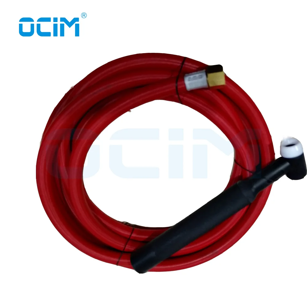 

WP26 12FT Red super soft Hose Braided Air-Cooled Complete M16 Cable Connector