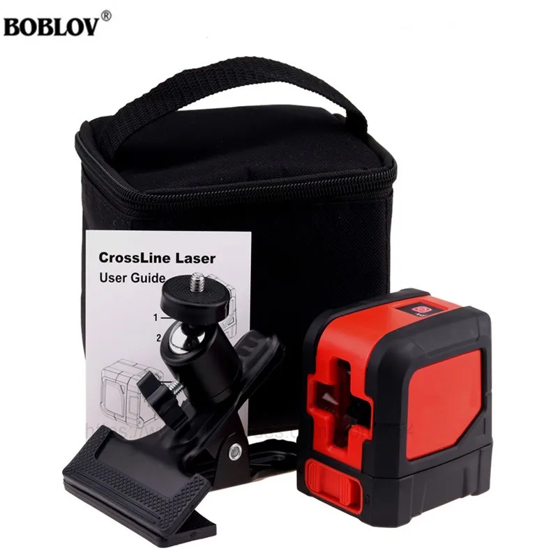 

BOBOLOV Mini Laser Level Self-Leveling Horizontal and Vertical Cross Line Red Beam Portable Mini Level Meter