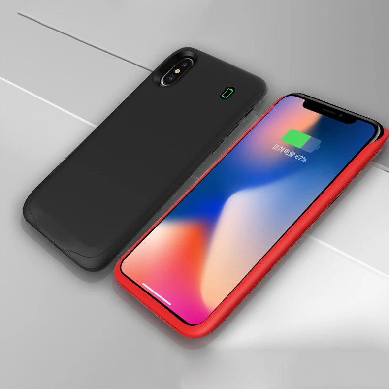 Portable Ultra Thin Charging Case for iphone X Support Headphone Audio Power Bank 4000mAh Battery Charger Case for iphone X