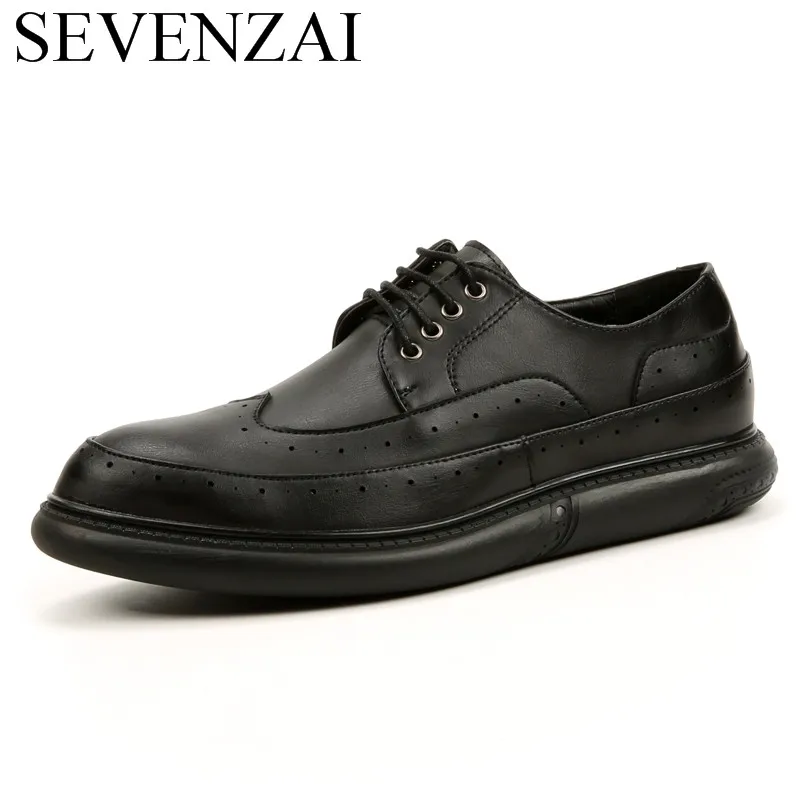 

fashion shoes 2017 luxury men brogue oxfords flats male elegant footwear italian dress leather formal pointed toe shoes for men