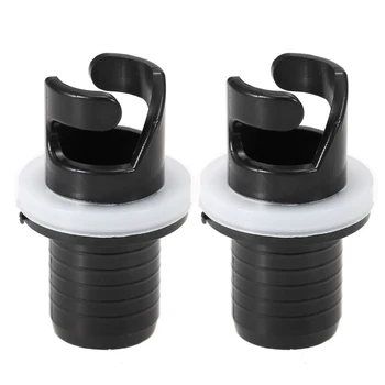 

2PCS Kayak Boat Air Valve Adapter Inflatable Boat Kayak Accessories Air Foot Pump Hose Adapter Boat Kayak Air Valve Connector