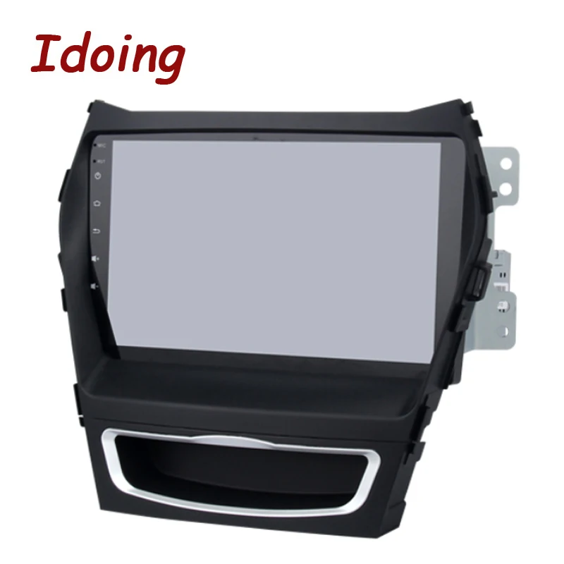Clearance Idoing 9"4G RAM 64G ROM 2.5D IPS 8 Core Car Android 8.0 Radio Player Fit Hyundai IX45 2015-2017 Built-in GPS Navigation GLONASS 3