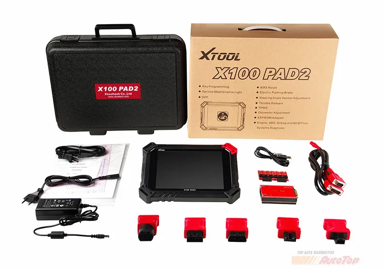 2019X100 PAD2 Pro Профессиональный OBD2 автомобильный диагностический инструмент с ключом программист иммобилайзер и одометр Регулировка обновления
