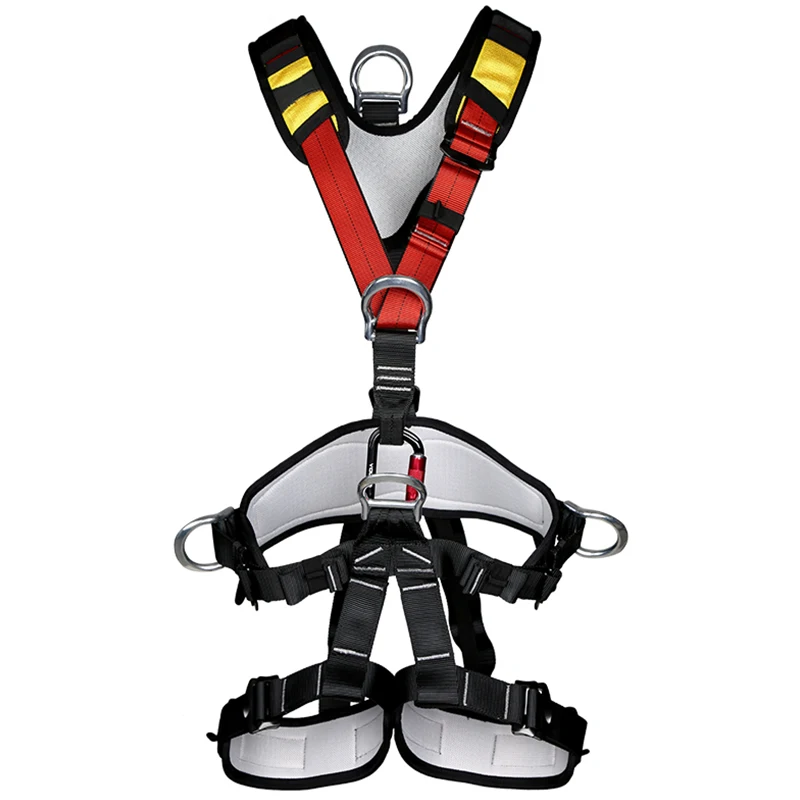 

Full Body Safety Rock Climbing Tree Arborist Rappelling Harness Seat Belt