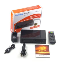 Satellite Receiver USB WiFi tv set top box Satellite television receiver 1080P Full HD DVB-S2+T2 FREESAT V7 COMBO Full speed