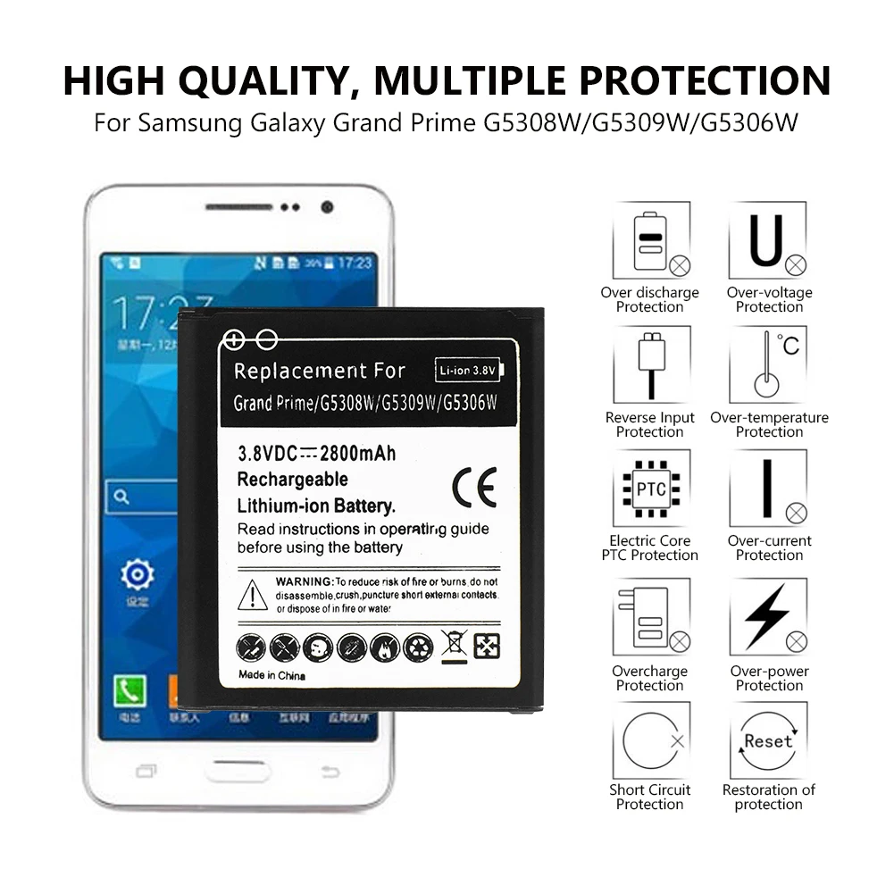 Телефон литий ионная аккумуляторная батарея для Samsung Galaxy J1 J100 S3 I9300 I747 I535 T999 R530 I9200