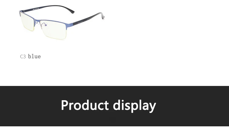 GLREE модные популярные бизнес компьютерные очки унисекс анти-Blu-Ray мобильная игра анти-радиация половина-посылка коробки очки G430