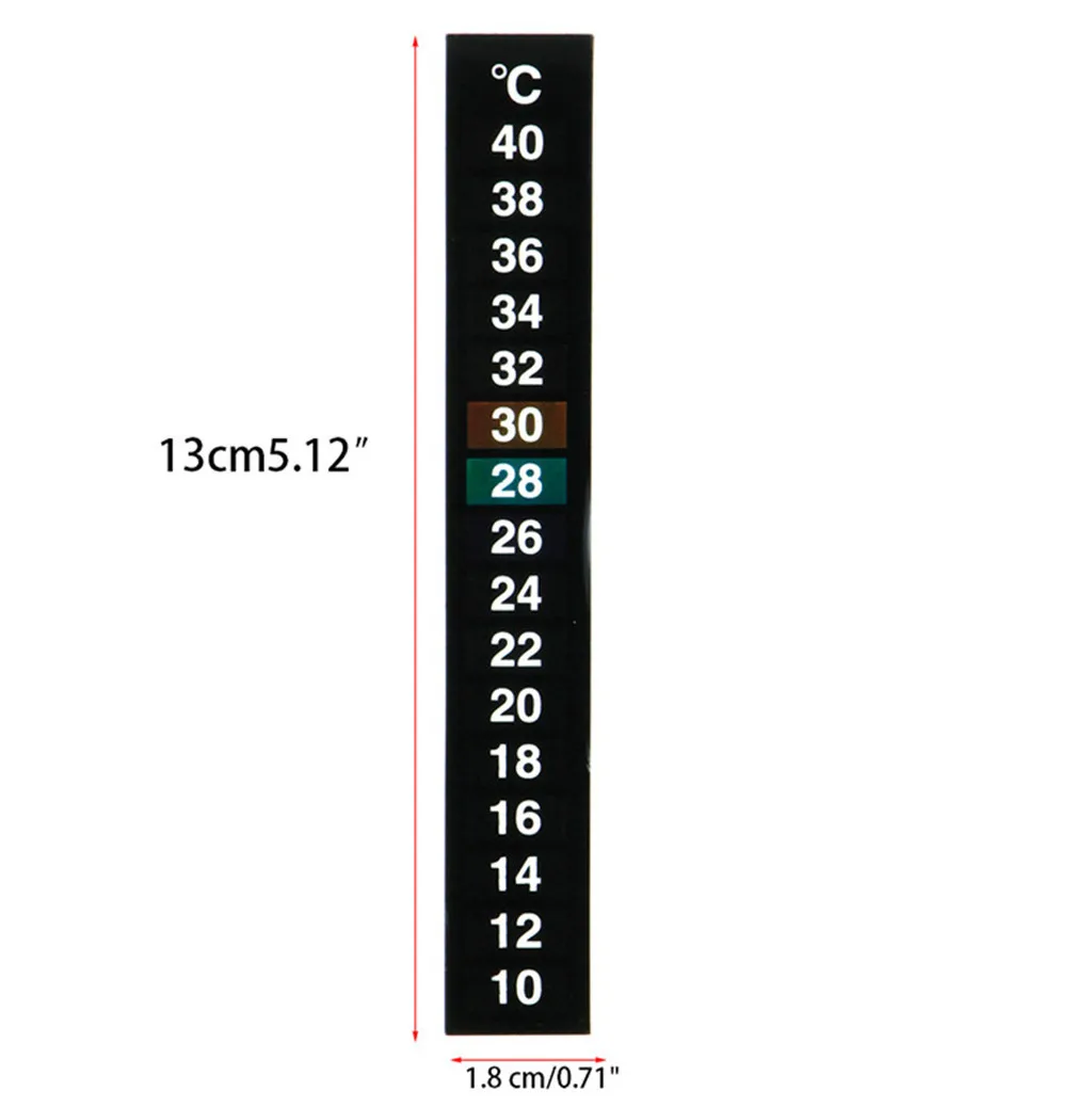 1 шт. цифровой аквариумный термометр аквариумный температурный стикер двойной масштаб дропшиппинг Mar28