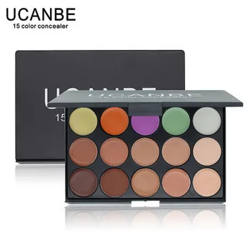 

by DHL 50pcs UCANBE Professional 15 Color Camouflage Facial Concealer Palettes Neutral Contour Cream Makeup set Cosmetic