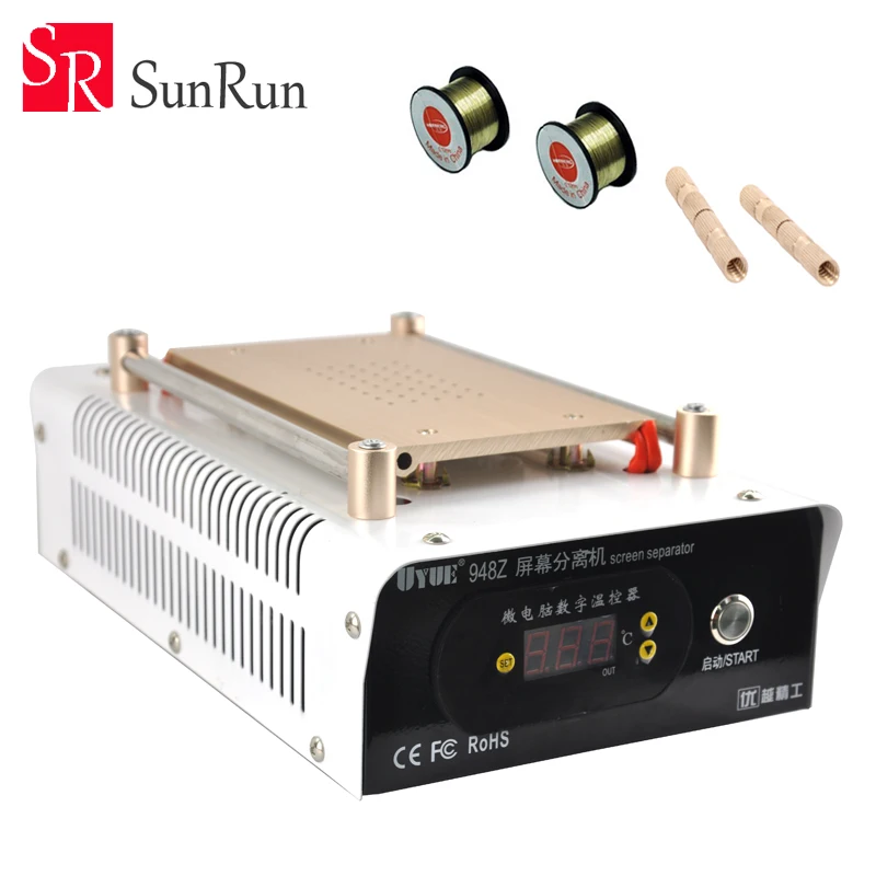 

2016 latest 110v/220v manual LCD 7 inch separator machine built-in vacuum pump for touch screen repair