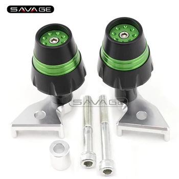 

For KAWASAKI ZX10R ZX-10R 2013-2014 Green Motorcycle Accessories Frame Sliders Crash Protector Bobbins Falling Protection