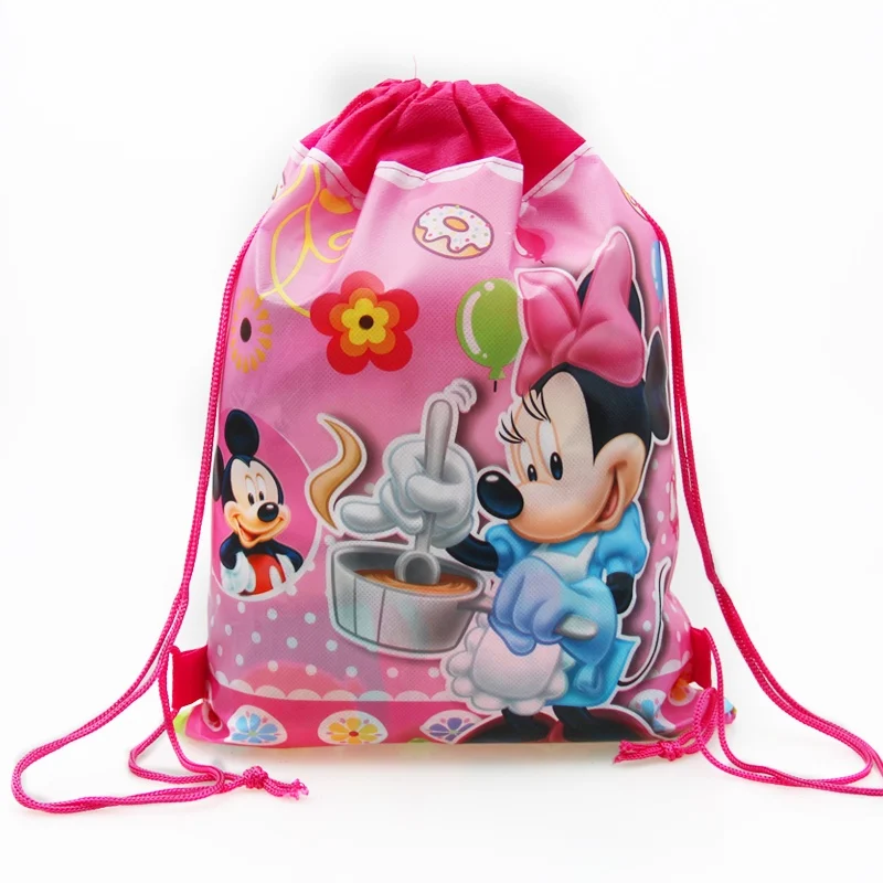 Hot Trolls Cartoon Bag Non-woven Drawstring Backpack Kids Drawstring School Bag
