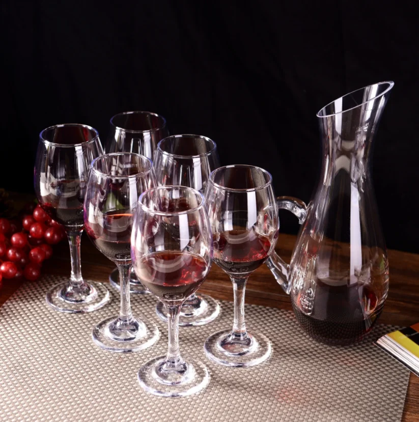 Стакан для красного вина бутылка розлива 1 бокал вина 6 семейный Ресторан Подарочный комплект для вина для домашних принадлежности для вина - Цвет: 3