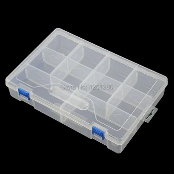 

free shipping Thickened storage box Category Box Sealed bin Home case office DIY Chip box part Removable jewelry tool part box