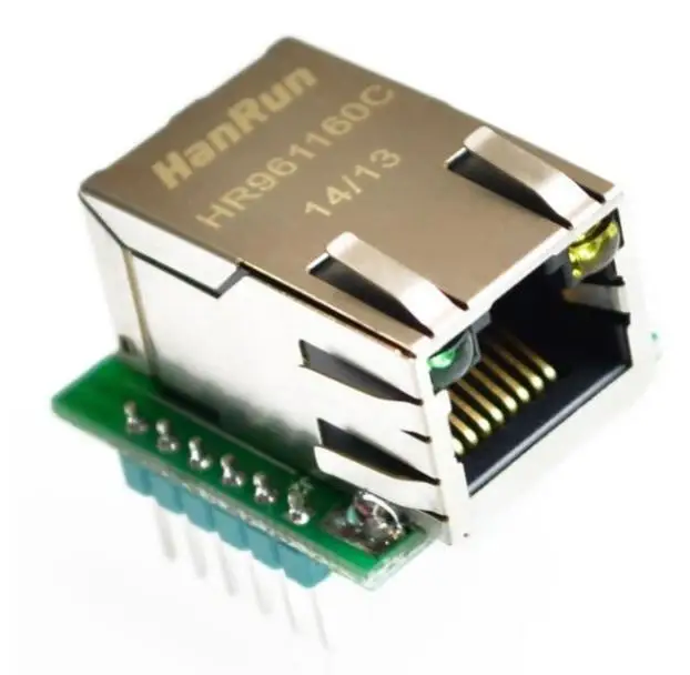 Q00216 1 шт USR-ES1 W5500 чип Новый SPI к LAN/Ethernet конвертер TCP/IP мод | Компьютеры и офис
