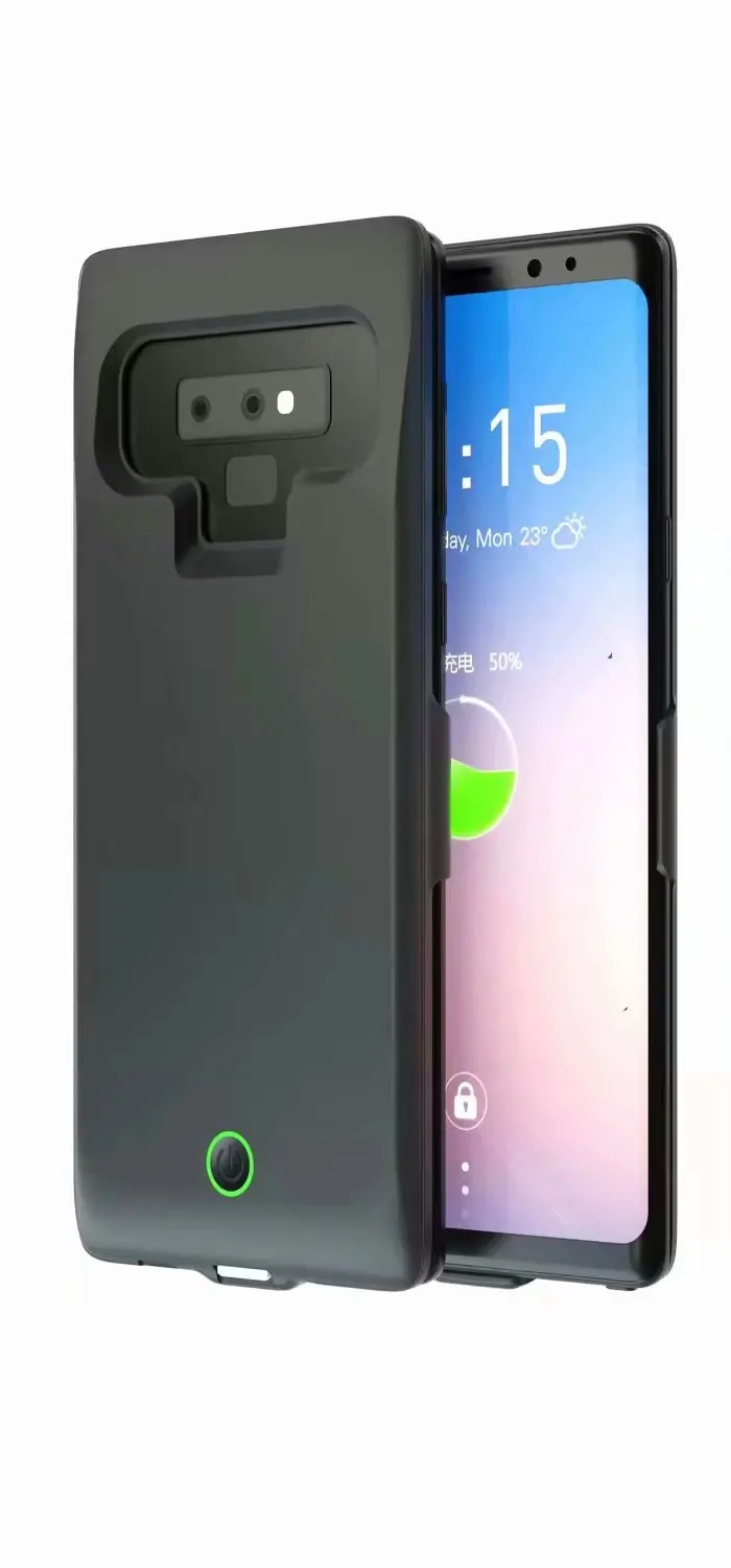 Для Galaxy Note 9 Батарея Зарядное устройство чехол 7000 мАч Note9 Мощность Bank Быстрая зарядка зарядное устройство Powerbank Пряжка Зажимная крышка