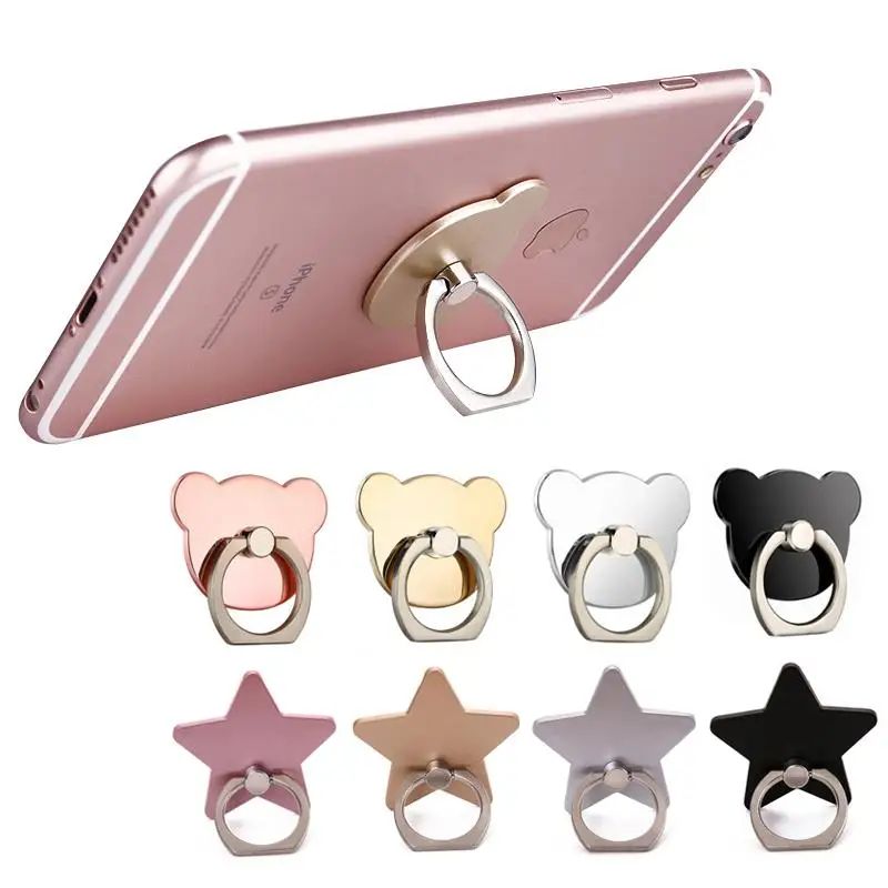 

Finger Ring Mobile Phone Smartphone Holder Socket For iPhone X MAX 360 Rotation Ring Tablet Stand for xiaomi mi 9 Samsung S10