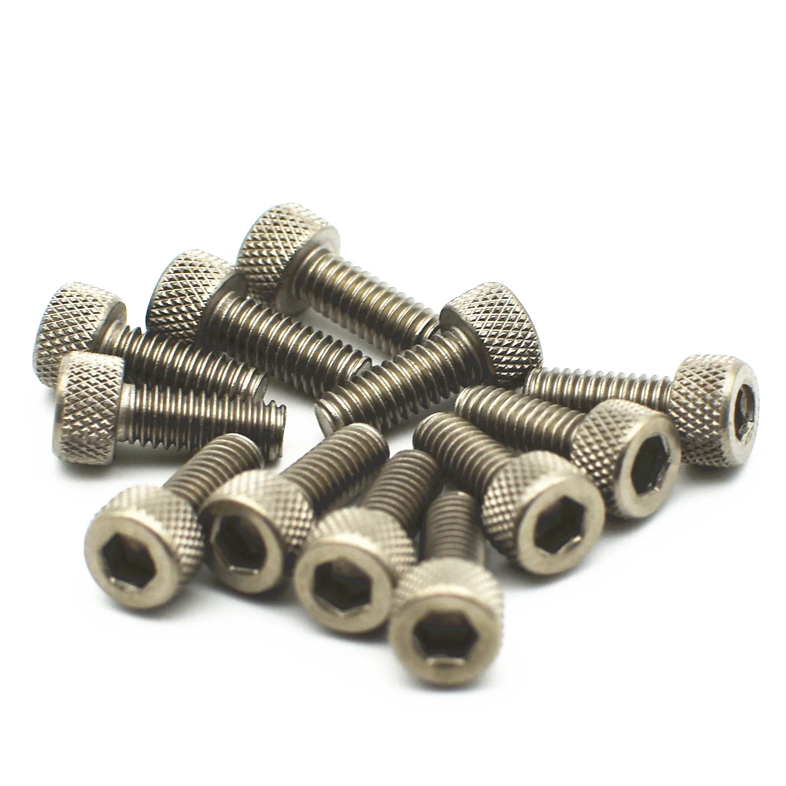 Titanium Bolt M4 Ti Bolt Titanium Bolt Column Knurled Head Grade 2 Not