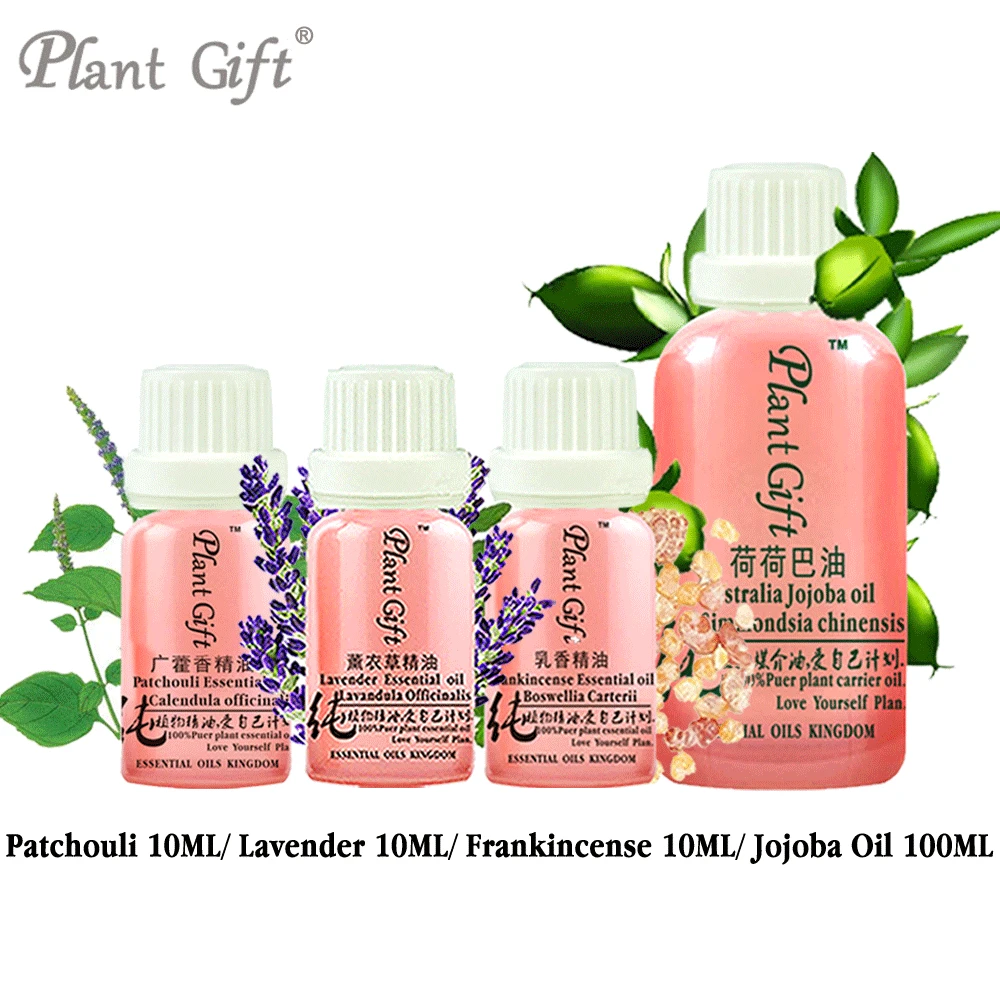 

Free Shopping 100% Pure Essential Oils India Patchouli / Lavender / Frankincense / Jojoba Oil, 10ml Anti-inflammatory Soothes