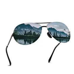 Vazrobe поляризационные для мужчин s солнцезащитные очки для женщин без оправы Защита от солнца очки человек зеркальные авиации лягушка черны