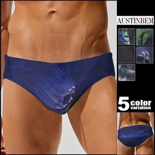 Мужская одежда для плавания с принтом Zwembroek Heren мужские плавки купальный костюм Sungas De Praia Ho мужские s Maillot De Bain 22904