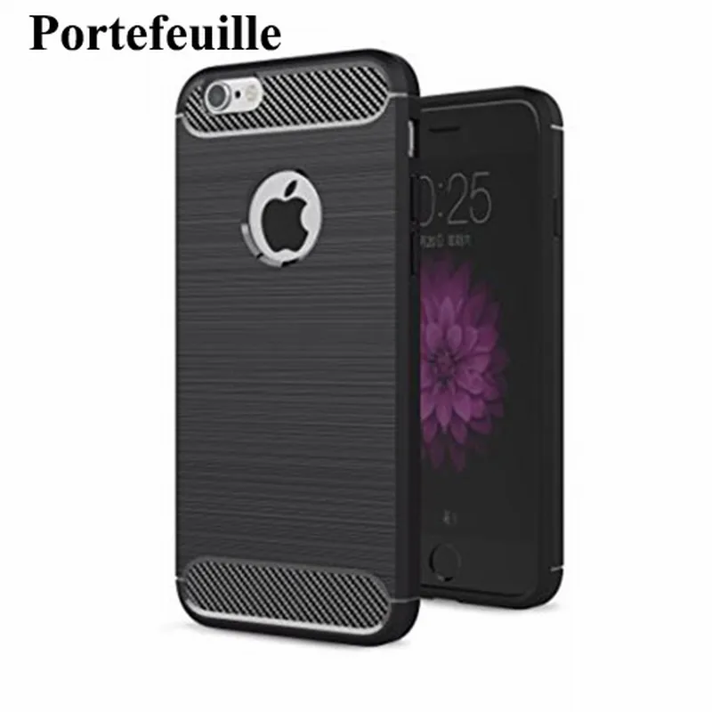 Portefeuille For iPhone Case Ultra Slim TPU Shockproof Protective Cover for iPhone 6 Plus 6S 7 5 5S SE Rugged Armor Accessories (1)