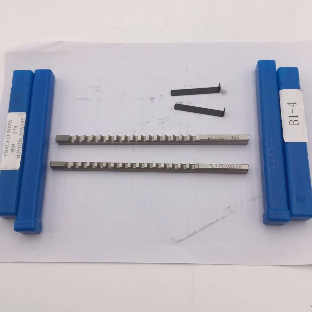 4mm 5mm B1 Type Push Type Keyway Broaches HSS Keyway Tools for CNC Machine Tool