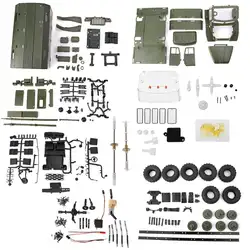 WPL B36 1:16 машинка на радиоуправлении 2,4G 6WD Военный Грузовик Рок Гусеничный команда Связь набор инструментов транспортного средства DIY