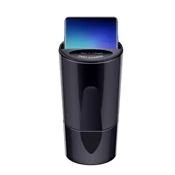 

Fast Wireless Car Charger Cup for Samsung S9 S8 Note10 9 Qi Wireless Charging Car Cup for iPhone XsMax/Xr/8plus 10W Universal