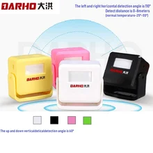 Darho беспроводной дверной звонок Гость приветственный звонок Сигнализация PIR датчик движения для магазина вход в магазин безопасности инфракрасный детектор дверной Звонок