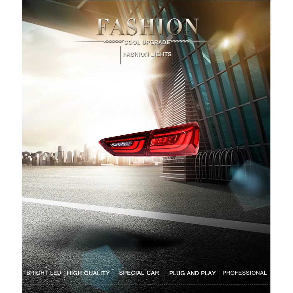 Sale Car Styling LED Tail Lamp for Chevrolet Malibu Tail Lights 14-18 for Malibu Rear Light DRL+Turn Signal+Brake+Reverse LED light 1