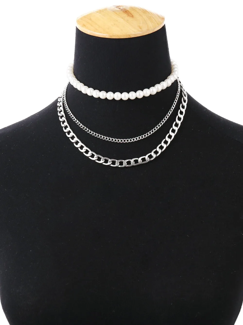 KMVEXO многослойное ожерелье из искусственного жемчуга, женское колье-ошейник, массивное ожерелье с подвеской, модное ювелирное изделие, свадебные аксессуары