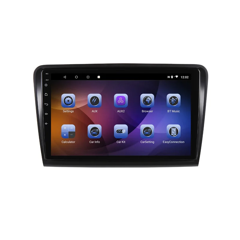Perfect 10" 4G RAM 2.5D IPS 8 Core Android 9.1 Car DVD Multimedia Player GPS For  Skoda Superb 2009-2010-2013 audio radio navigation 16