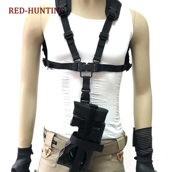 

Adjustable Quick Release Gun Lanyard Shoulder Strap 1000D Nylon P90 Rifle Sling Strap Chest Rig Fit Hunting Airsoft Paintball