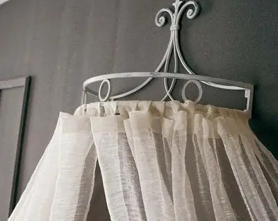 

Iron new bed mantle frame princess bed mantle bed mosquito bed turntable crown shelf fabric display stand