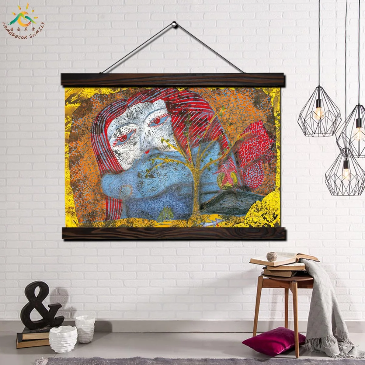 

Tradition Jesus Abstract Art Modern Wall Art Print Pop Art Posters and Prints Scroll Canvas Painting Wall Pictures