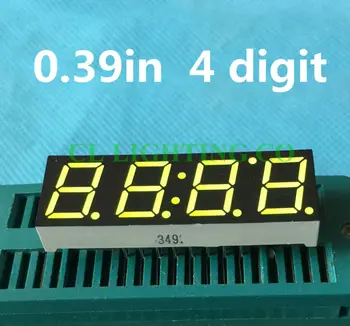 

7Segment Display Afficheur 4Digits LED Clock 7 Segment Display 0.39 inch common anode 4 Digital Clock Segmentos 0.39 Green