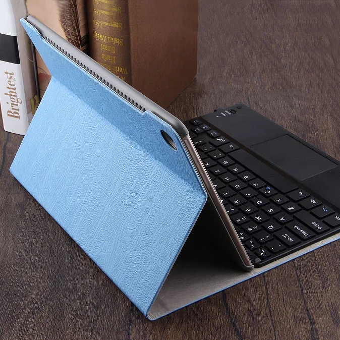 

Wireless Bluetooth Keyboard + PU Leather Cover Protective Case For Huawei MediaPad M5 10.8 / 10 Pro CMR-AL09 CMR-W09 + Gift