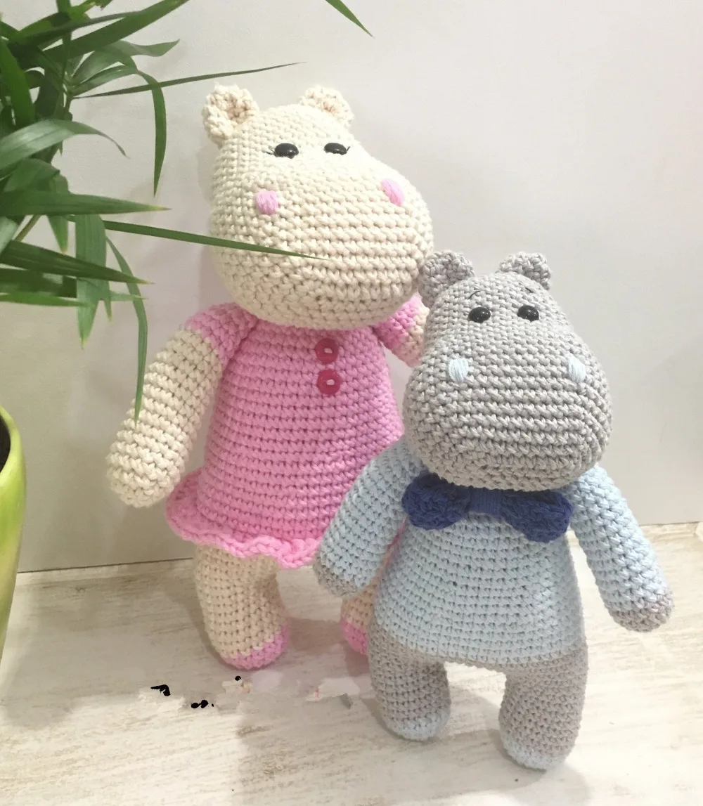 Вязаные Игрушки Кукла-амигуруми Бегемот Номер модели SQ322014