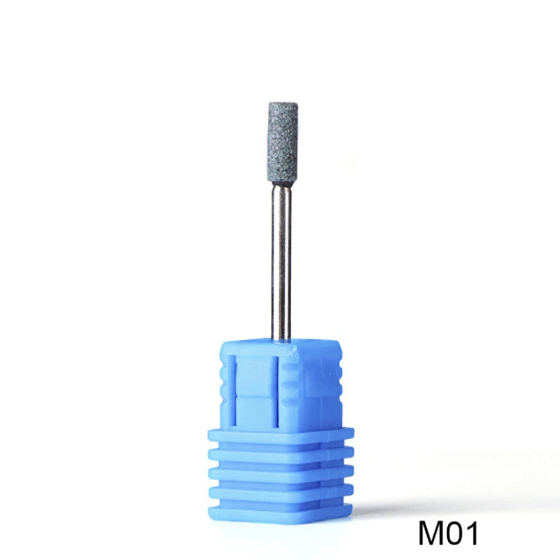 1 шт. опт 16 Тип резиновые силиконовые керамические фрезерные заусенцы дизайн ногтей резак полировка буферные напильники Электрический станок сверло - Цвет: M01