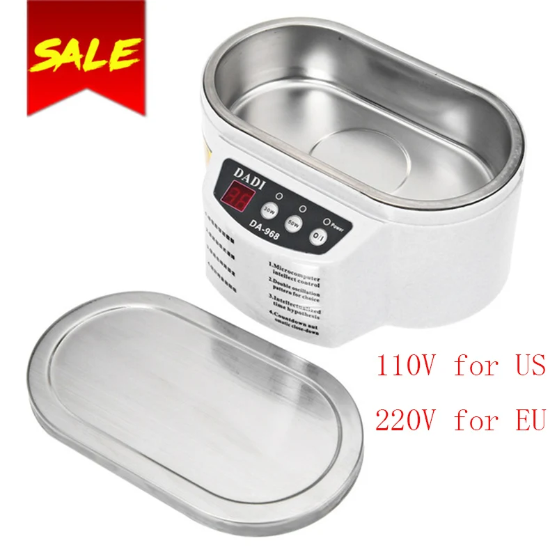 600 ml Ultrasonic Cleaner Jewelry Glasses Circuit Board Cleaning Machine Intelligent Control ultrasonic cleaning ultrasonic bath 600 ml ultrasonic cleaner jewelry glasses circuit board cleaning machine intelligent control ultrasonic cleaning tools