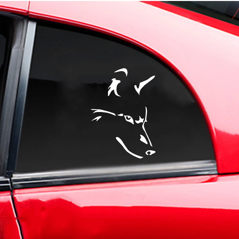 14.4*20CM Cool Wolf Brief Strokes Car Styling Decals Creative Simple Vinyl Car Body Stickers 14.4*20CM Cool Wolf Brief Strokes Car Styling Decals Creative Simple Vinyl Car Body Stickers