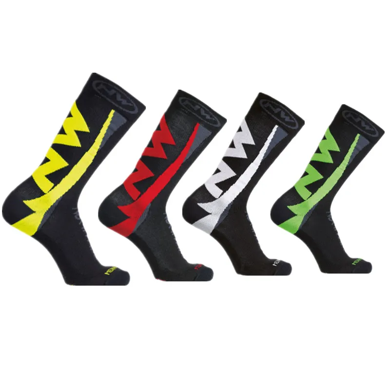 

New 2019 Autumn and Winter Thick Cycling Socks Men Sport Outdoor Bikes Socks Calcetines Ciclismo