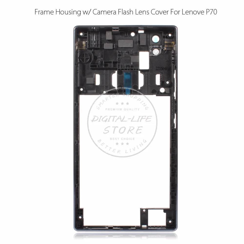 

for Lenovo P70 5" Inch Middle Back Housing Faceplate Frame Bezel Replacement Cell Phone Repair Spare Parts