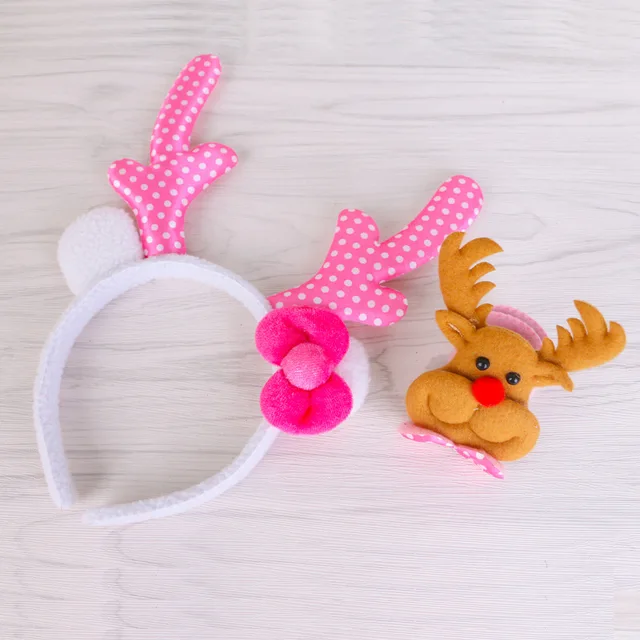 EACH PARTY Christmas Headbands With Christmas Clap Circle DIY Christmas Decorations For Kids and Adult Children’s Xmas Ornaments
