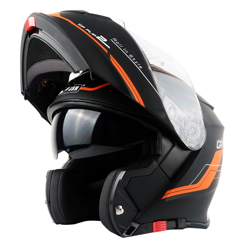 

TORC brand flip up motorcycle helmet Double Lens design DOT ECE approved motorbike helmet removable and washable liner