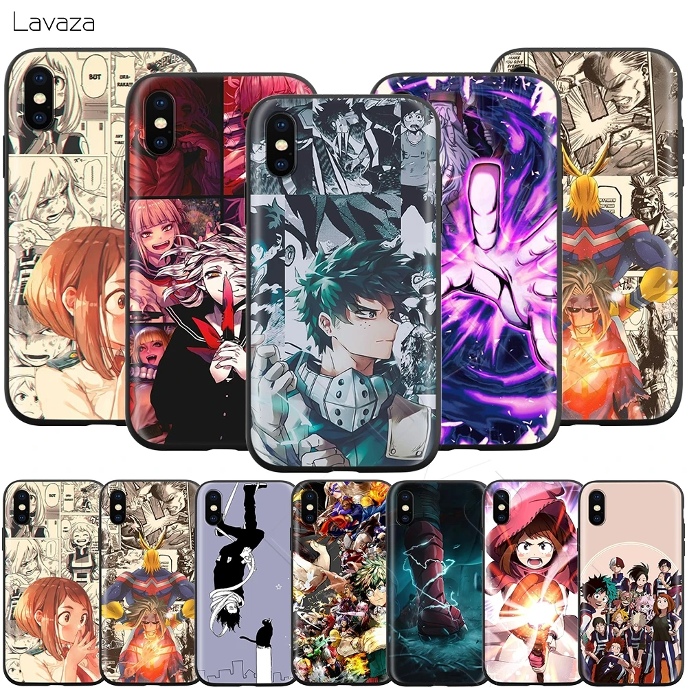 Чехол lawaza My Hero Boku No Academia Deku Bakugou для iPhone 11 Pro XS Max XR X 8 7 6S Plus 5 6 se |