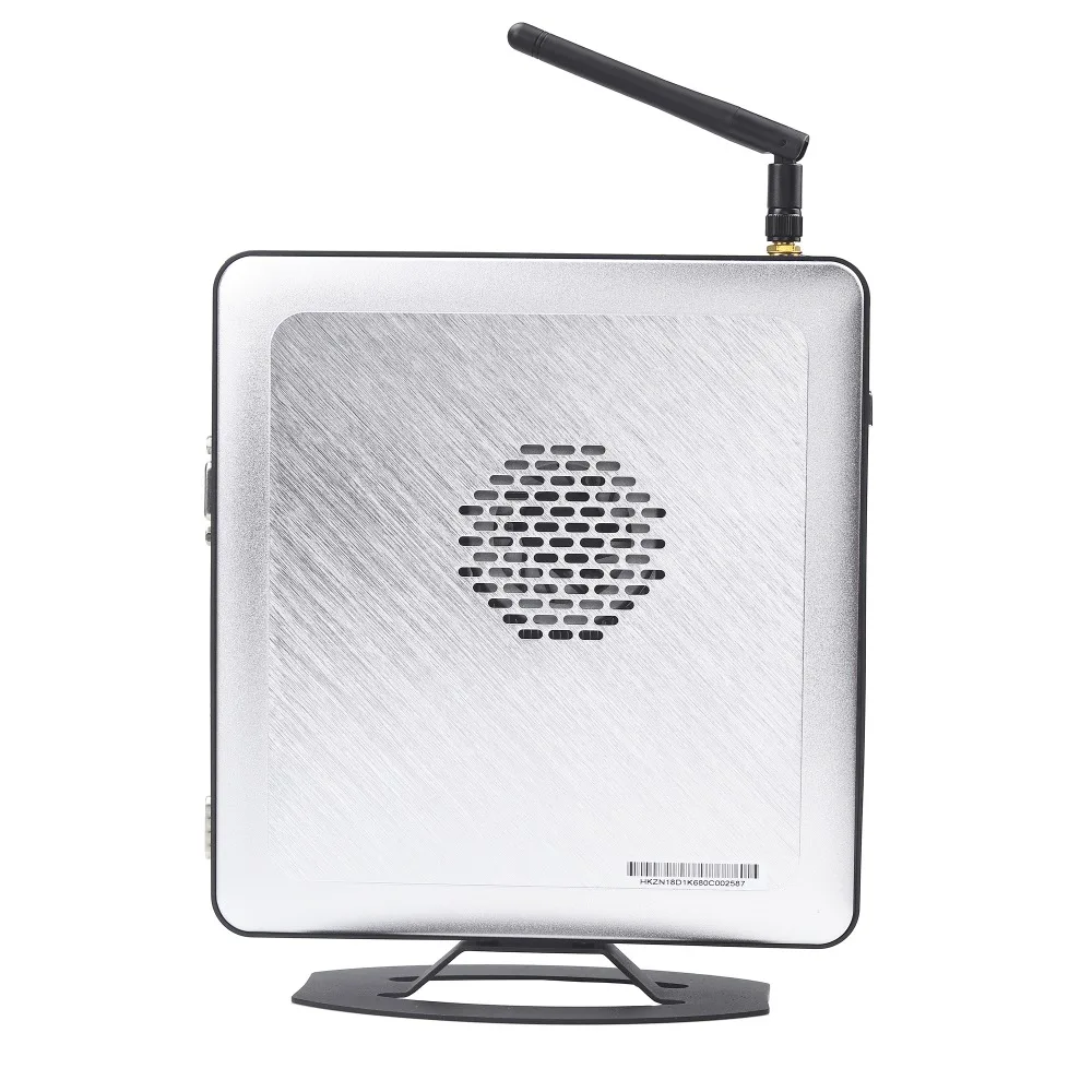 Алюминиевый корпус HDD WIFI Windows 10 тонкий Настольный Intel I7 Мини ПК 64 бит X86 игровой