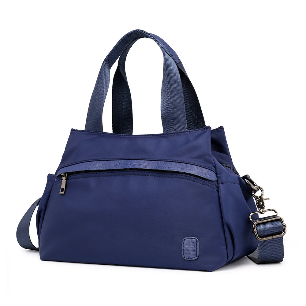 High Quality Nylon Women Handbags Zipper Solid Shoulder Bags Waterproof ...